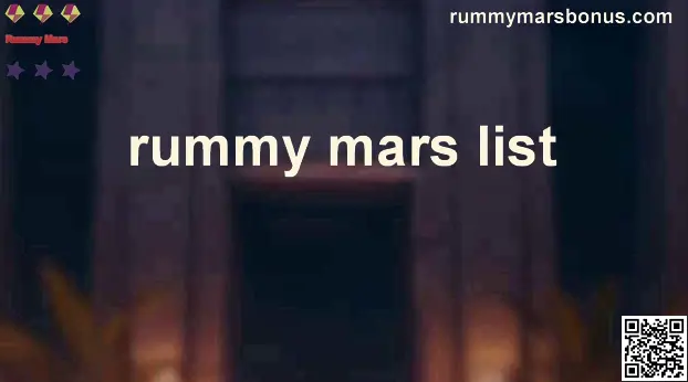 Rummy Mars List Brand Official Review Cover 2025 - India