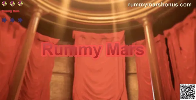 Rummy Mars homepage visual banner for Indian users showing brand identity and navigation cues